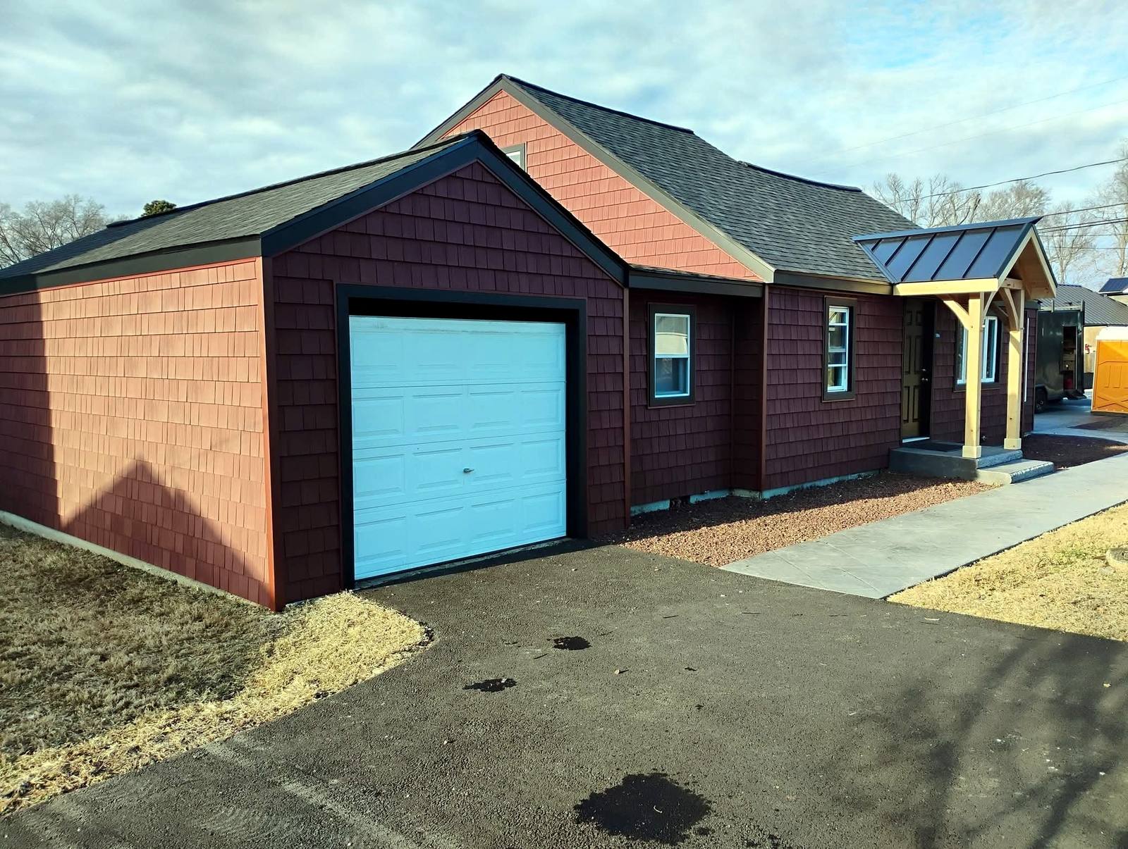 Completed residential exterior project