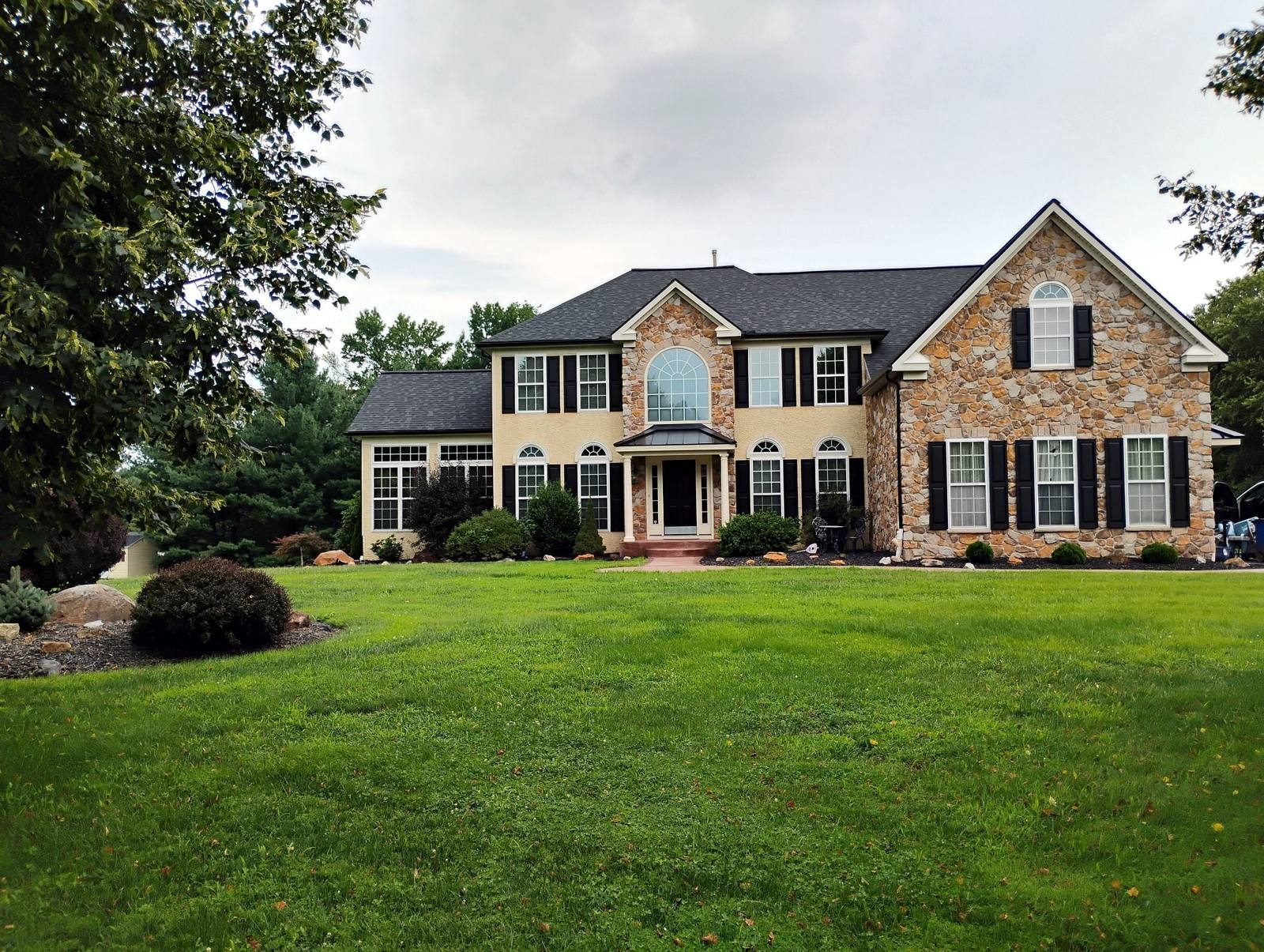 Finished exterior home improvement project