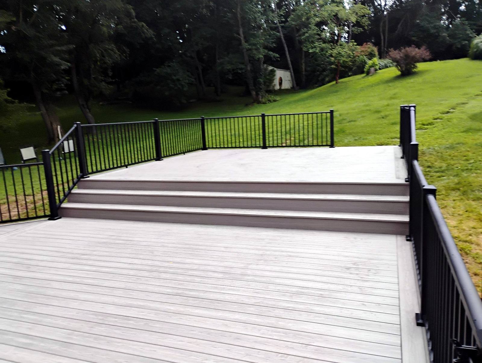 Completed outdoor structure and finished yard