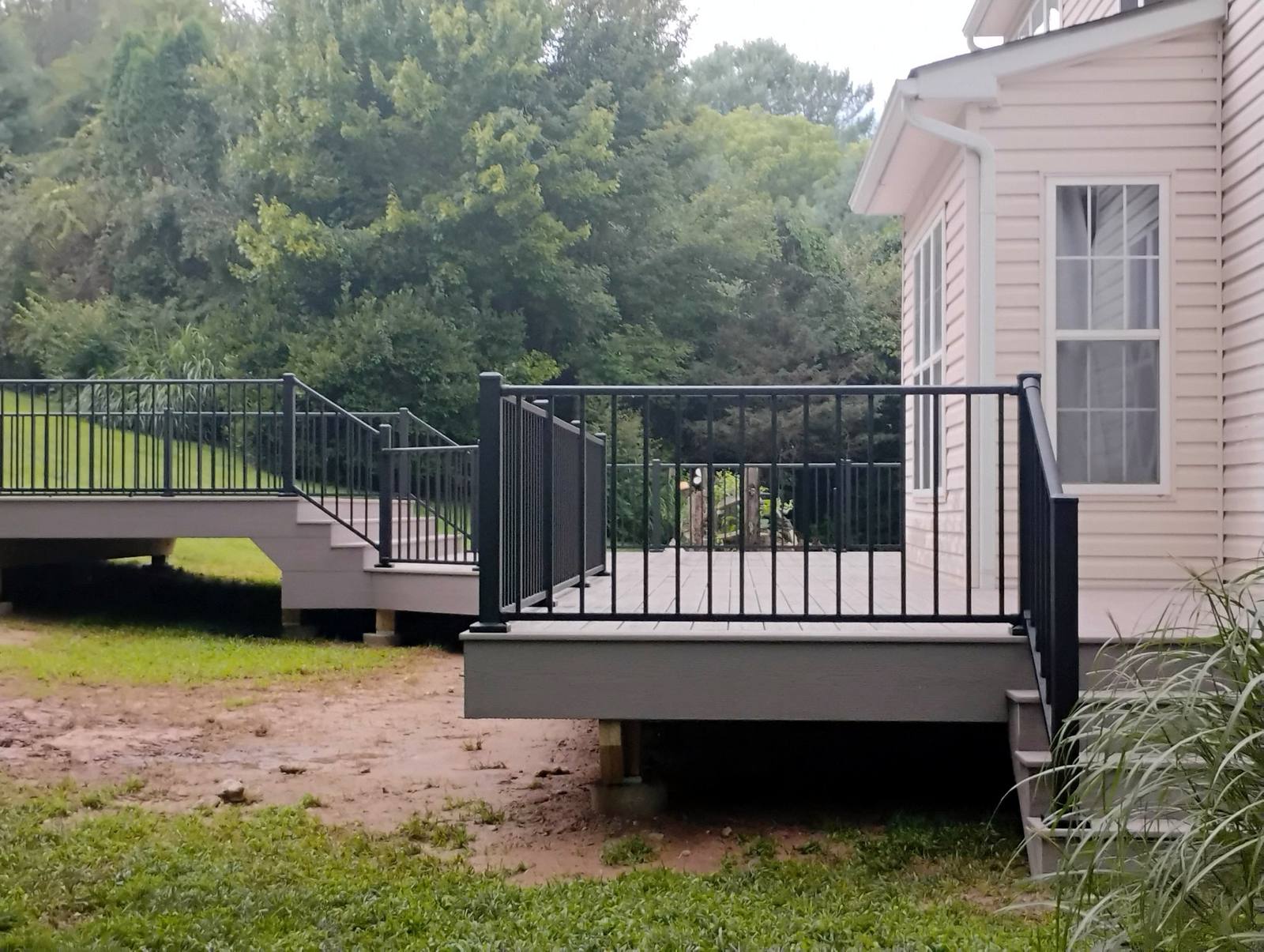 Completed exterior building project
