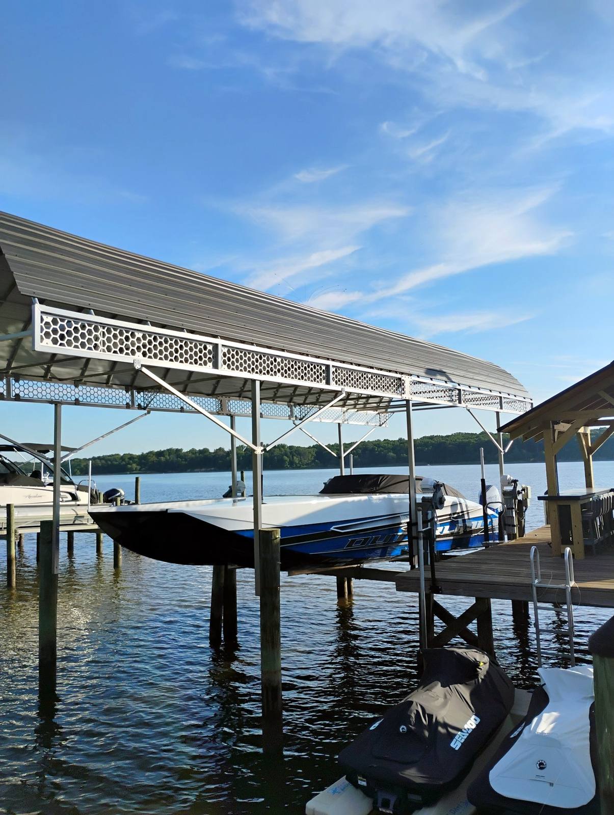 Completed exterior construction detail
