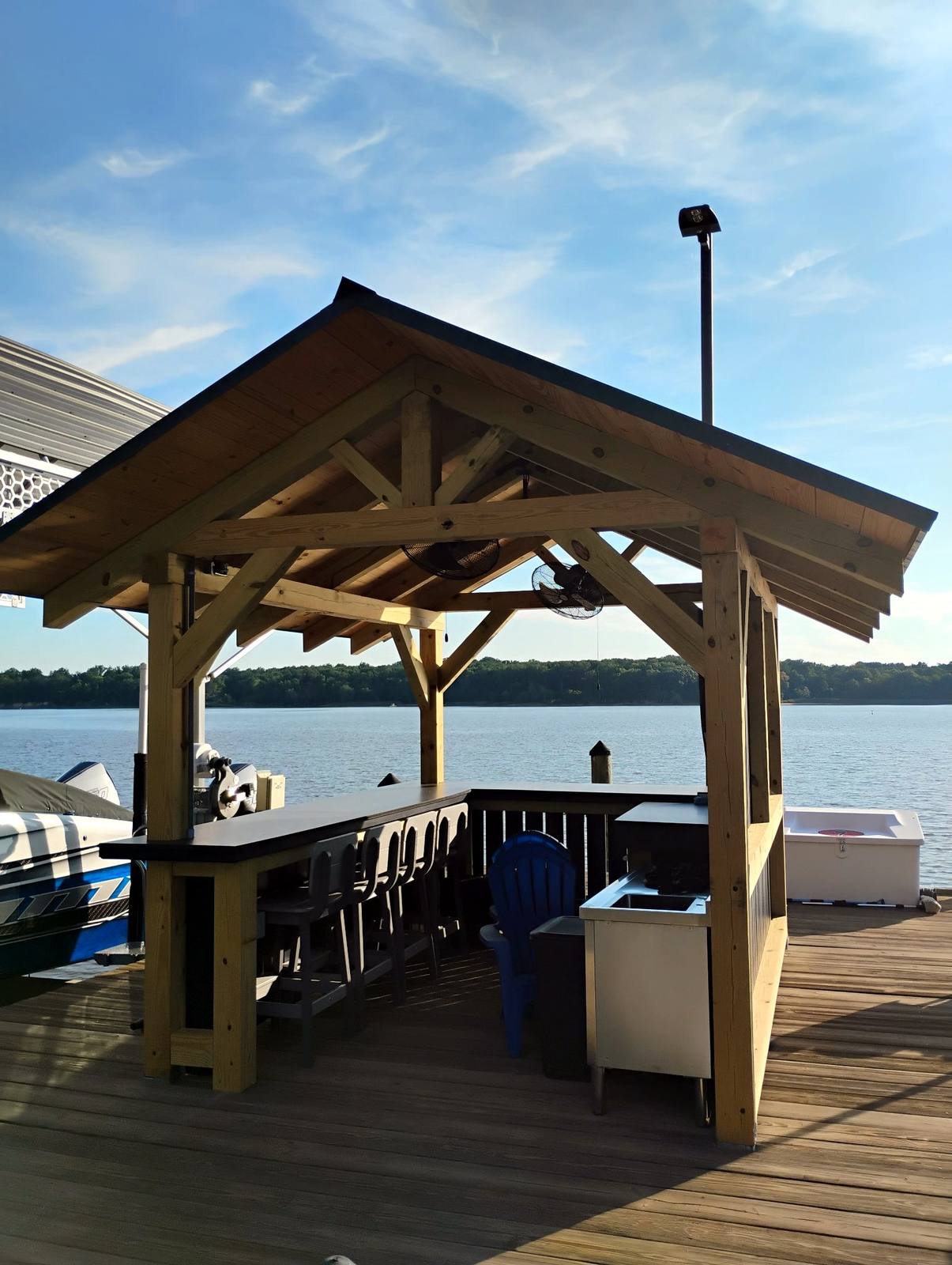 Finished deck and railing project
