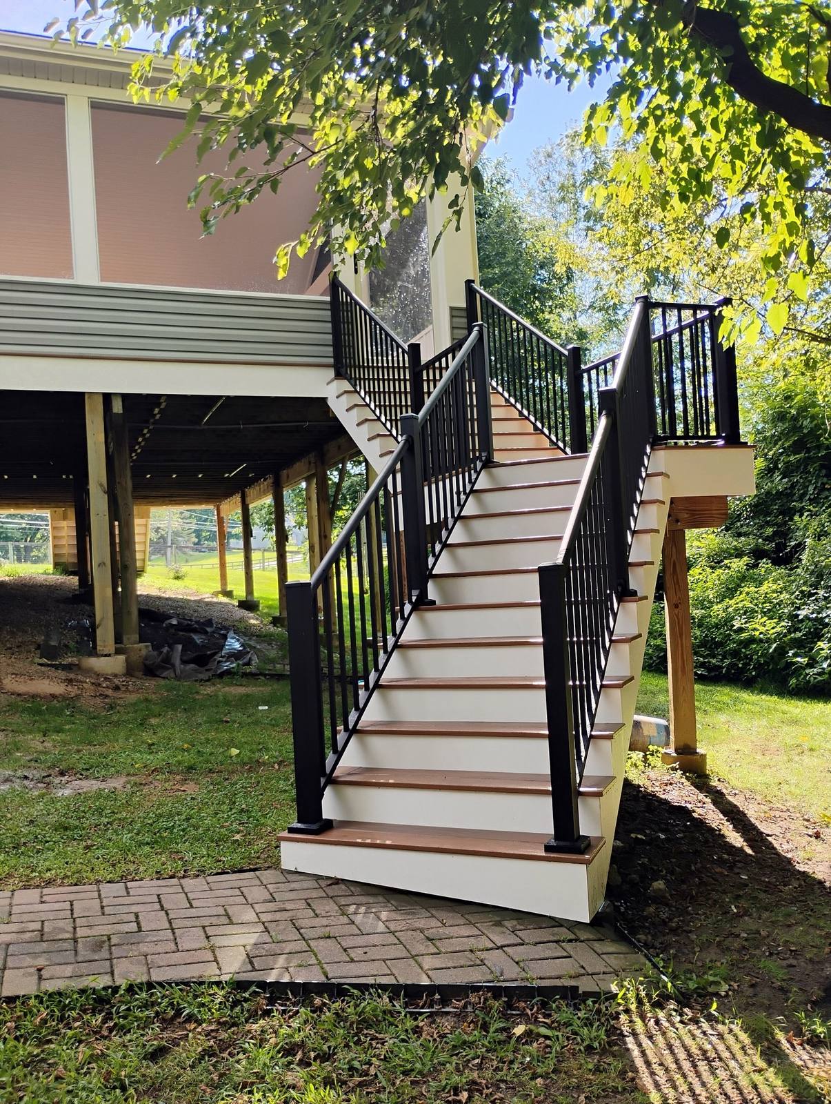 Completed home improvement project